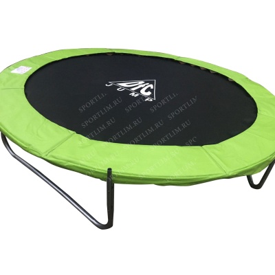 Батут DFC JUMP 8ft складной, сетка, чехол, apple green (244см)